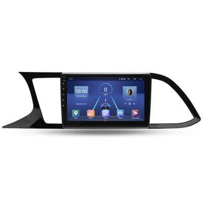 Штатная магнитола Lesko для SEAT Leon III Рестайлинг 2016-2020 экран 9" 4/32Gb 4G Wi-Fi GPS Top