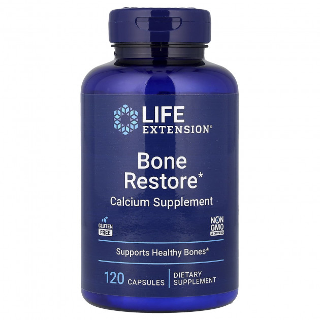 Вітаміни для кісток, Bone Restore, Life Extension, 120 капсул
