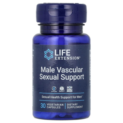Сексуальна підтримка для чоловіків, Sexual Support, Life Extension, 30 вегетаріанських капсул