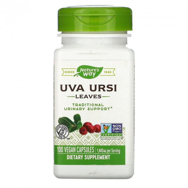 Мучниця, Uva Ursi, Nature's Way, листя, 100 кап.