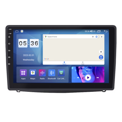 Штатная магнитола Lesko для Fiat 500L I Рестайлинг 2017- 2022 экран 10" 2/32Gb CarPlay 4G Wi-Fi GPS Prime