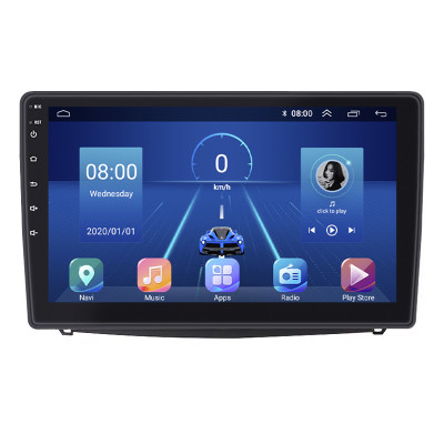 Штатная магнитола Lesko для Fiat 500L I Рестайлинг 2017- 2022 экран 10" 4/32Gb 4G Wi-Fi GPS Top