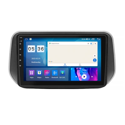 Штатная магнитола Lesko для Hyundai Santa Fe IV Рестайлинг 2020-н.в экран 10" 2/32Gb CarPlay 4G Wi-Fi GPS Prime