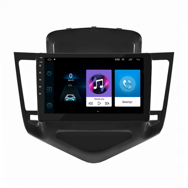 Штатная магнитола Lesko для Chevrolet Cruze I 2008-2012 экран 9" 1/16Gb Wi-Fi GPS Base