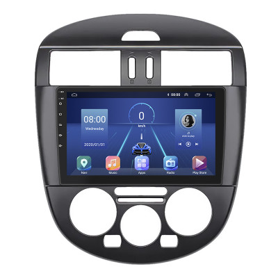 Штатная магнитола Lesko для Nissan Pulsar VI (C13) Manual AC 2014-2018 экран 9" 4/32Gb 4G Wi-Fi GPS Top