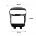 Штатный комплект переходная рамка Dodge Journey 2011-2020 Fiat Freemont 2011-2016 (0000) 9" + адаптер питания