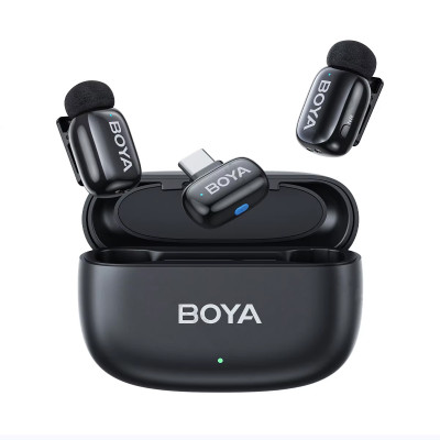 Мікрофон петличний бездротовий BOYA mini-14 (Type-C) black