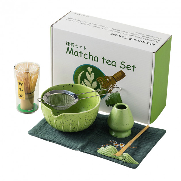 Набор Matcha 3125 для приготовления чая матча 7 предметов Green