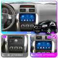 Штатная магнитола Lesko для Fiat Sedici  2005-2014 экран 9" 2/32Gb 4G Wi-Fi GPS Top