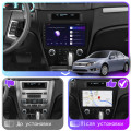Штатная магнитола Lesko для Ford Fusion I Рестайлинг 2009-2012 экран 10" 4/32Gb 4G Wi-Fi GPS Top