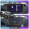Штатная магнитола Lesko для Ford Galaxy II Рестайлинг ver 2 2010-2015 экран 9" 4/64Gb CarPlay 4G Wi-Fi GPS Prime