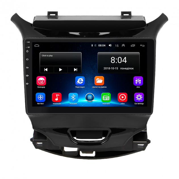 Штатная магнитола Lesko для Chevrolet Cruze II 2015-н.в. экран 9" 2/32Gb Wi-Fi GPS Base