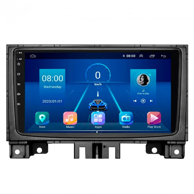 Штатная магнитола Lesko для Mercedes-Benz Sprinter II (W906) Рестайлинг  2014-2018 экран 9" 4/32Gb 4G Wi-Fi GPS Top