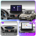 Штатная магнитола Lesko для Renault Fluence I 2009-2013 экран 9" 2/32Gb CarPlay 4G Wi-Fi GPS Prime