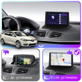 Штатная магнитола Lesko для Renault Fluence I Рестайлинг 2012-2017 экран 9" 4/64Gb CarPlay 4G Wi-Fi GPS Prime