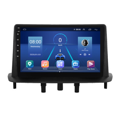 Штатная магнитола Lesko для Renault Fluence I Рестайлинг 2012-2017 экран 9" 4/64Gb 4G Wi-Fi GPS Top