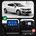 Штатная магнитола Lesko для Renault Megane III Рестайлинг 2 2014-2016 экран 9" 2/32Gb Wi-Fi GPS Base