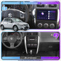Штатная магнитола Lesko для Suzuki SX4 I (Classic) 2006-2009 экран 9" 4/64Gb 4G Wi-Fi GPS Top
