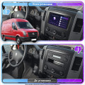 Штатная магнитола Lesko для Volkswagen Crafter I 2006-2011 экран 9" 4/64Gb 4G Wi-Fi GPS Top