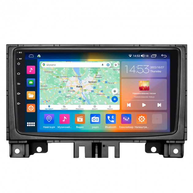 Штатная магнитола Lesko для Volkswagen Crafter I Рестайлинг 2011-2017 экран 9" 4/64Gb CarPlay 4G Wi-Fi GPS Prime