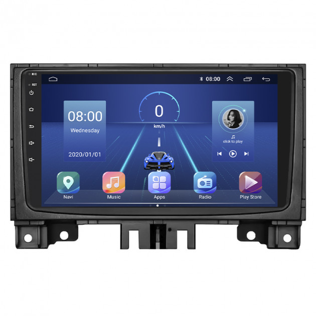 Штатная магнитола Lesko для Volkswagen Crafter I Рестайлинг 2011-2017 экран 9" 4/32Gb 4G Wi-Fi GPS Top