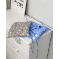 Подушка м'яка для дитячого стільчика 23х28, синя