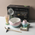 Набор Mavanto 5654 для приготовления чая матча 7 предметов Blue + Pink