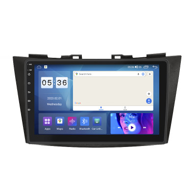 Штатная магнитола Lesko для Suzuki Swift IV Рестайлинг 2013-2017 экран 9" 4/64Gb CarPlay 4G Wi-Fi GPS Prime