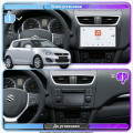 Штатная магнитола Lesko для Suzuki Swift IV Рестайлинг 2013-2017 экран 9" 4/64 QLED CarPlay 4G Wi-Fi GPS 360 Prime
