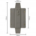 Дорожный футляр Casegrace SP-01345 органайзер для украшений и ювелирных изделий для путешествий Gray