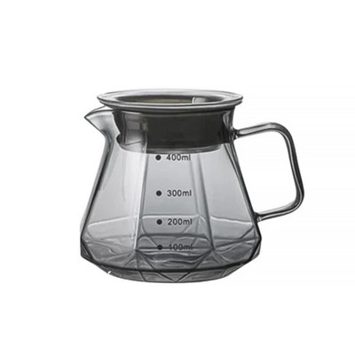 Сервер Choxila 11730 графин для приготовления кофе заварник для пуровера стеклянный 400 мл
