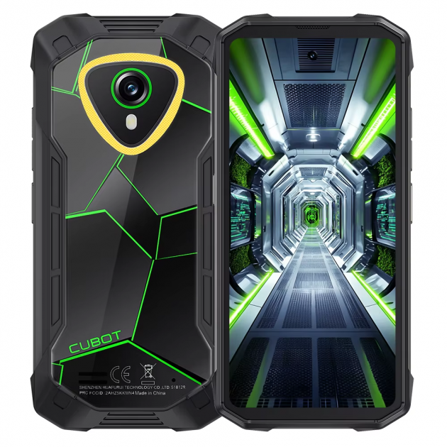 Смартфон Cubot KingKong Mini 4 6/128Gb black-green