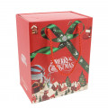 Рождественская чашка "Merry Christmass" Санта JJX001 кружка в форме Санты с ложечкой в подарочной упаковке Green