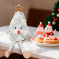 Рождественская игрушка Елочка A16  новогодний декор White