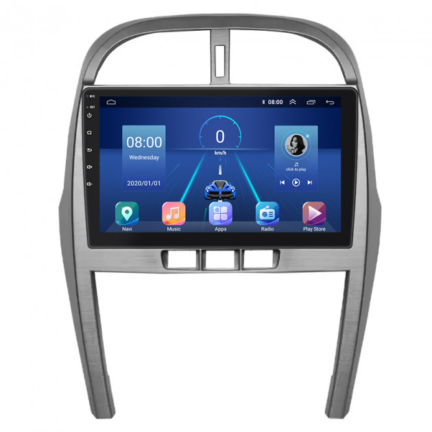 Штатная магнитола Lesko для Chery Tiggo (T11) I Рестайлинг (FL) 2011-2016 экран 10" 4/32Gb 4G Wi-Fi GPS Top