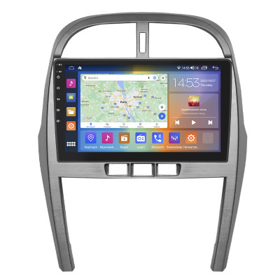 Штатная магнитола Lesko для Chery Tiggo 3 I 2014-2020 экран 10" 4/64Gb CarPlay 4G Wi-Fi GPS Prime