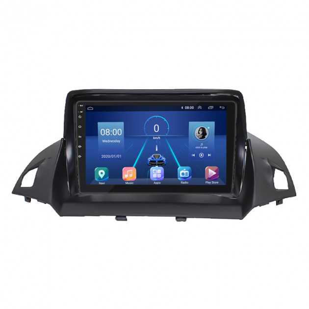 Штатная магнитола Lesko для Ford Escape III Рестайлинг 2015-2019 экран 9" 2/32Gb 4G Wi-Fi GPS Top