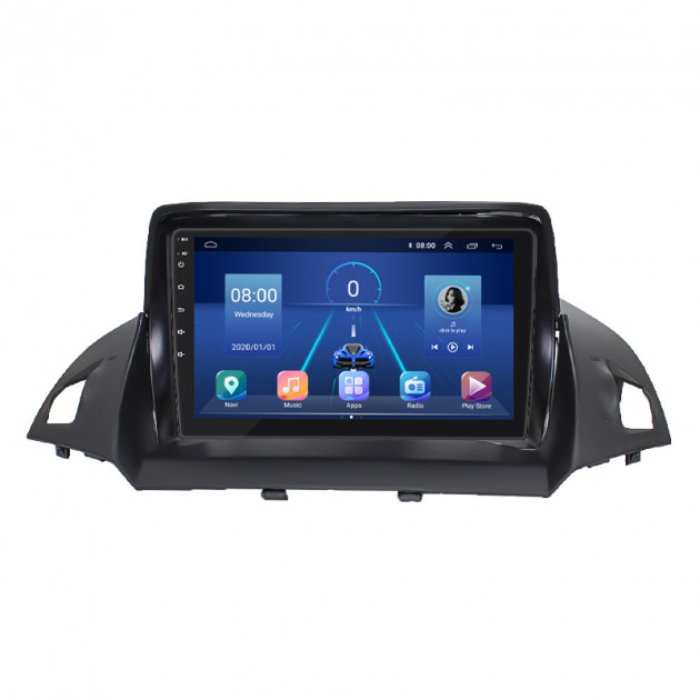 Штатная магнитола Lesko для Ford Escape III Рестайлинг 2015-2019 экран 9" 6/128Gb 4G Wi-Fi GPS Top