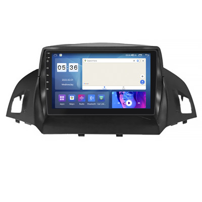 Штатная магнитола Lesko для Ford Kuga II 2012-2016 экран 9" 4/64Gb CarPlay 4G Wi-Fi GPS Prime