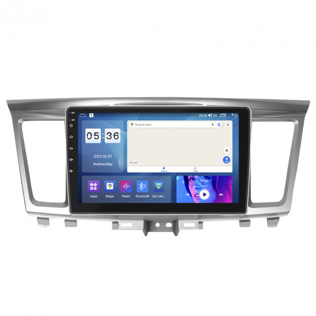 Штатная магнитола Lesko для Infiniti QX60 I 2013-2016 экран 9" 4/64Gb CarPlay 4G Wi-Fi GPS Prime