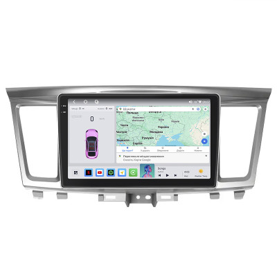 Штатная магнитола Lesko для Infiniti QX60 I 2013-2016 экран 9" 4/64 QLED CarPlay 4G Wi-Fi GPS 360 Prime