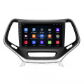 Штатная магнитола Lesko для Jeep Cherokee V (KL) 2013-2018 экран 10" 1/16Gb Wi-Fi GPS Base