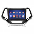 Штатная магнитола Lesko для Jeep Cherokee V (KL) 2013-2018 экран 10" 2/32Gb 4G Wi-Fi GPS Top
