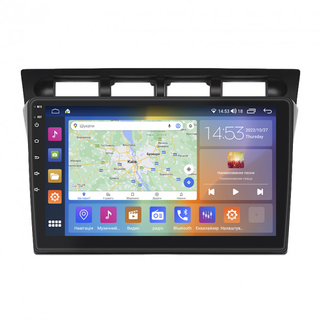 Штатная магнитола Lesko для Kia Picanto I 2004-2007 экран 9" 2/32Gb CarPlay 4G Wi-Fi GPS Prime