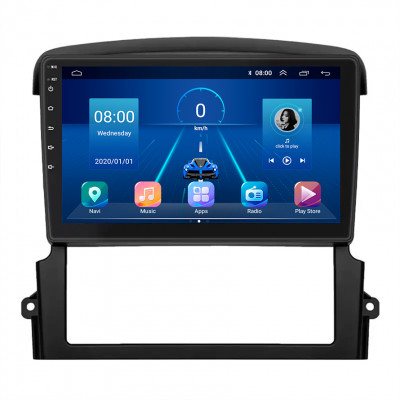 Штатная магнитола Lesko для Kia Sorento I Рестайлинг 2006-2011 экран 9" 4/64Gb 4G Wi-Fi GPS Top