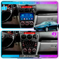 Штатная магнитола Lesko для Mazda 6 I (GG) Рестайлинг 2005-2008 экран 9" 4/32Gb 4G Wi-Fi GPS Top