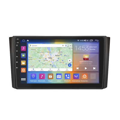 Штатная магнитола Lesko для SsangYong Rexton II 2006-2012 экран 9" 2/32Gb CarPlay 4G Wi-Fi GPS Prime