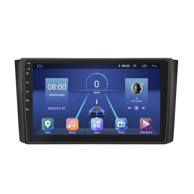 Штатная магнитола Lesko для SsangYong Rexton II 2006-2012 экран 9" 2/32Gb 4G Wi-Fi GPS Top