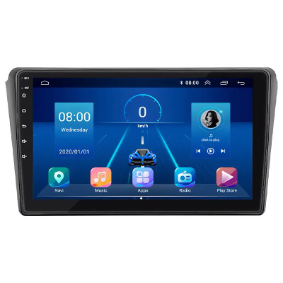 Штатная магнитола Lesko для Toyota Avensis II 2003-2006 экран 9" 4/32Gb 4G Wi-Fi GPS Top