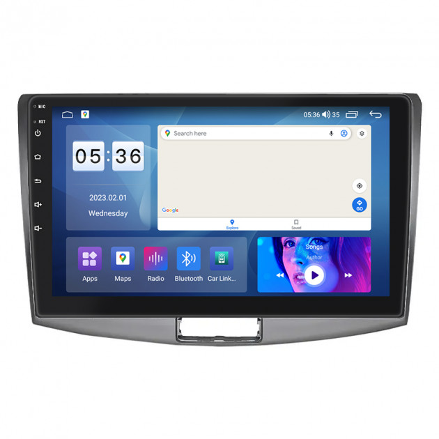 Штатная магнитола Lesko для Volkswagen Passat B6 2005-2010 экран 10" 2/32Gb CarPlay 4G Wi-Fi GPS Prime